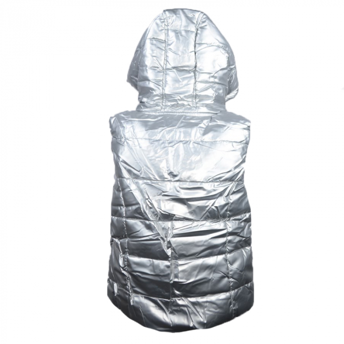 Vesta captusita pentru fete Happy House HH 337-B-104, Argintiu [2]