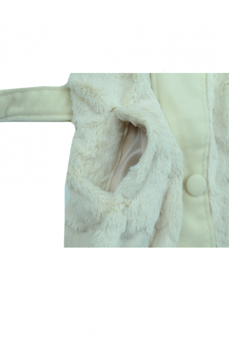 Vesta de blana pentru fete Happy House XP022C-116, Crem [4]