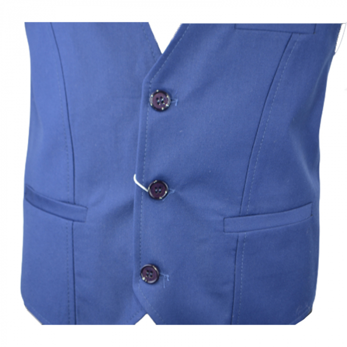 Vesta eleganta pentru baieti LA Kids 1647B, Bleumarin [3]