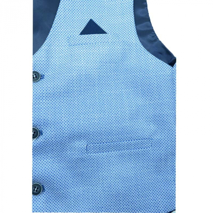 Vesta de gala pentru baieti LA Kids 1746A-116, Albastru [3]
