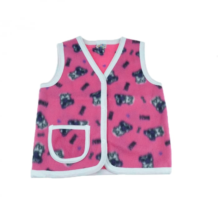 Vesta pentru fete Pifou VPFO-1F-104-cm, Fucsia [1]