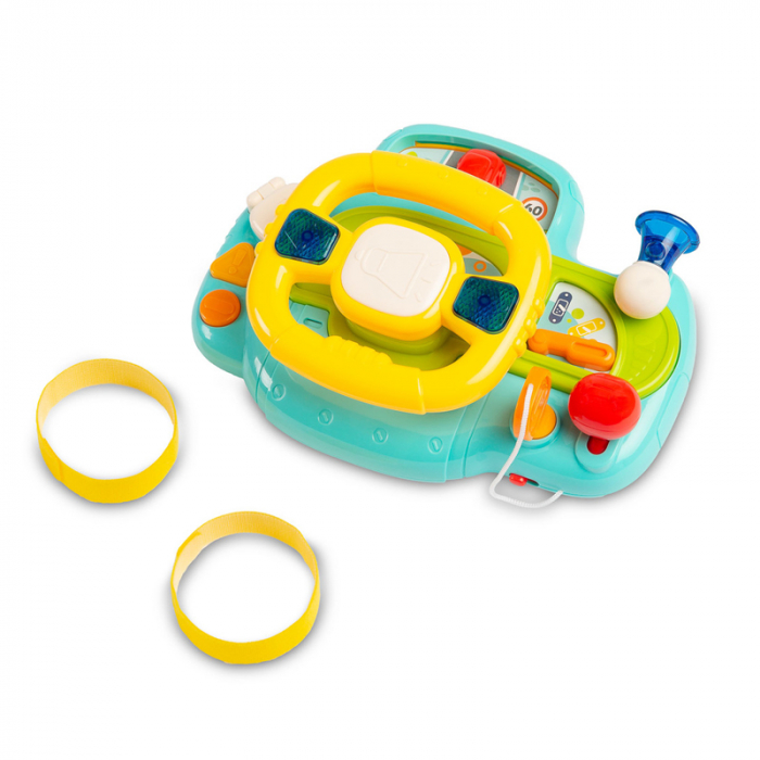 Volan educațional cu sunete si lumini pentru copii, Toys 397955, Multicolor [2]