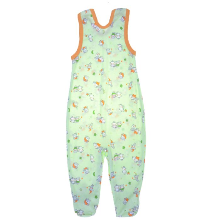 Salopeta fara maneci pentru baieti Koala Bobas Fashion 1813-Z-86, Verde [2]