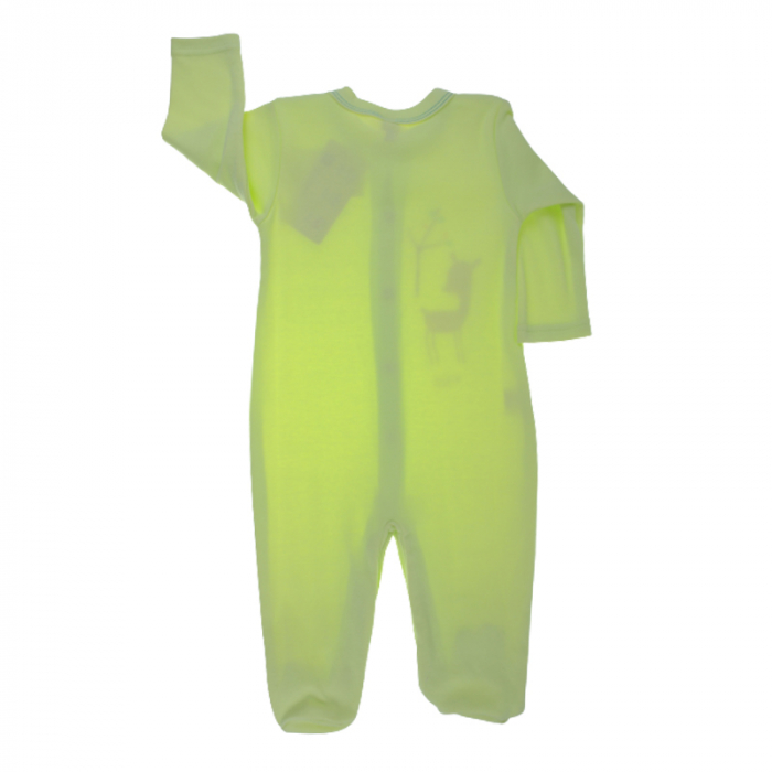Salopeta cu maneca lunga pentru copii Koala Mini Baby 3926V-68, Verde [2]