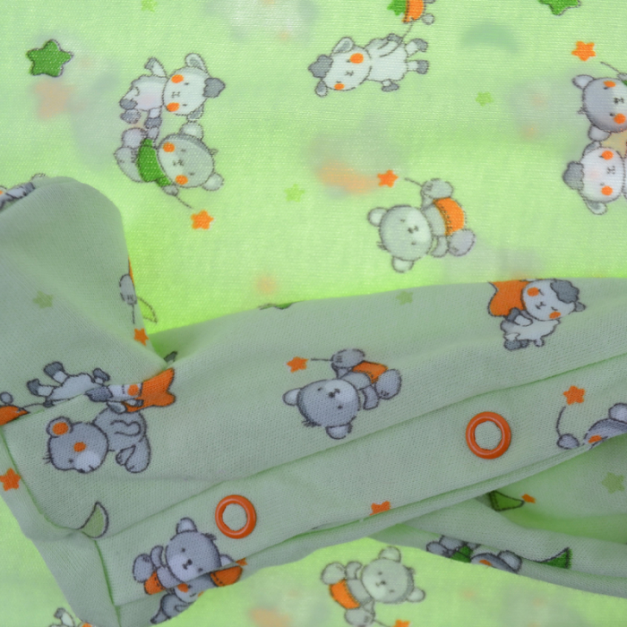 Salopeta fara maneci pentru baieti Koala Bobas Fashion 1813-Z-86, Verde [3]