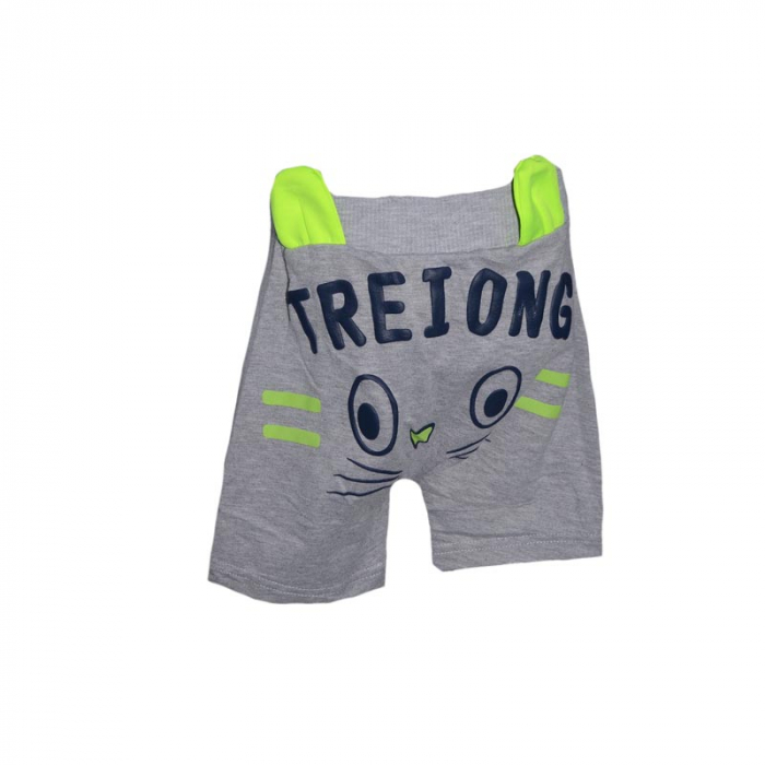 Pantaloni scurti pentru baieti Happy House WB-2812G1-98 cm, Gri [2]