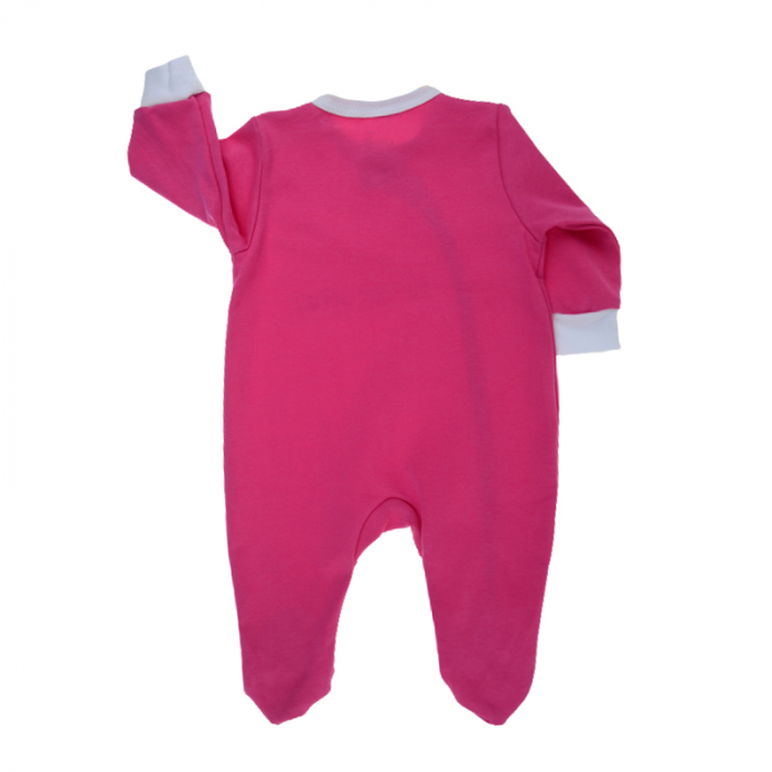 Salopeta cu maneca lunga pentru fete Pifou Model 32 M38254-62, Fucsia [2]