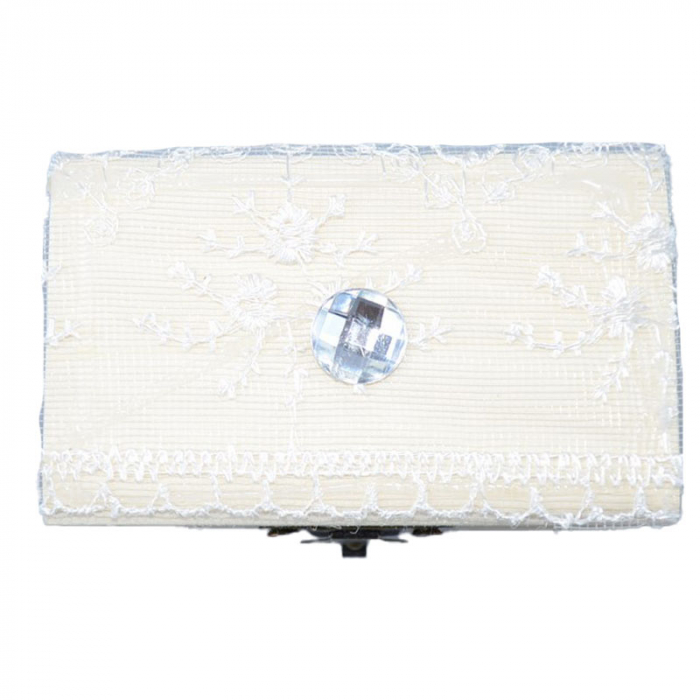 Cutie de botez 9 x 5,5 x 5 cm Mini Junior MU16, Crem [3]