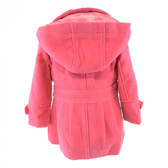 Palton cu gluga pentru fete Simply Red WJ021S-B, Coral [2]