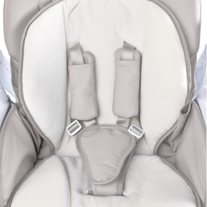 Scaun de masa 2 in 1 cu leagan electric Caretero Indigo 305480, Gri [4]
