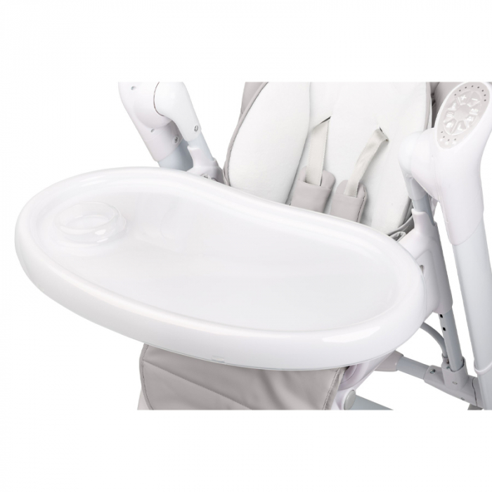 Scaun de masa 2 in 1 cu leagan electric Caretero Indigo 305480, Gri [3]