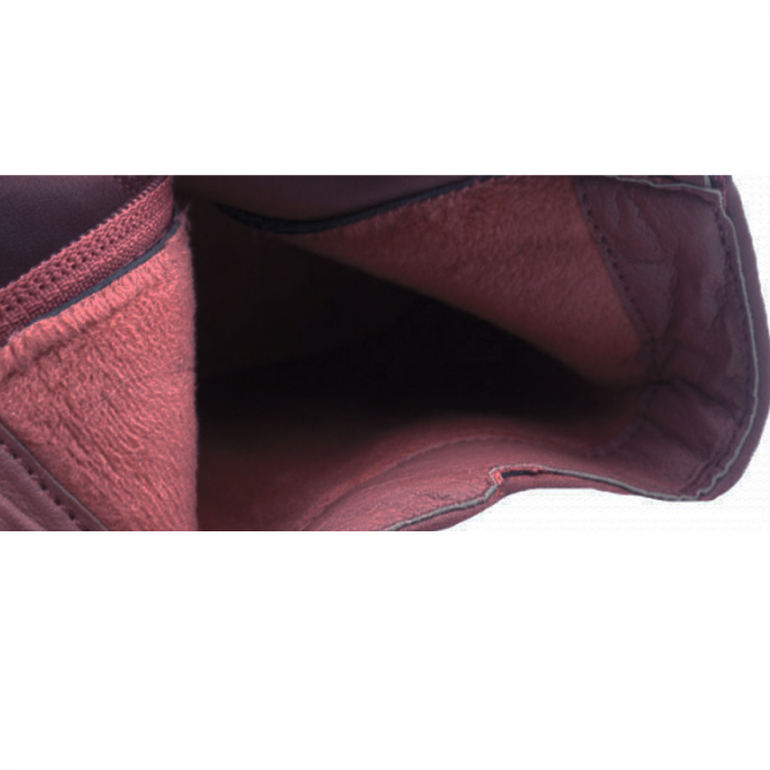 Cizme imblanite pentru fete MRS M1096B, Bordo [6]