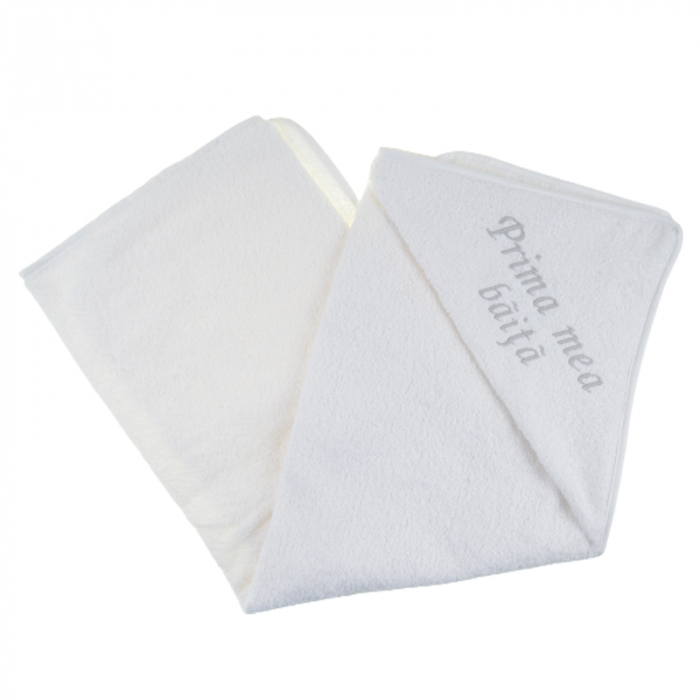 Prosop cu gluga 75 x 75 cm Confort Family VF-62322, Alb [2]