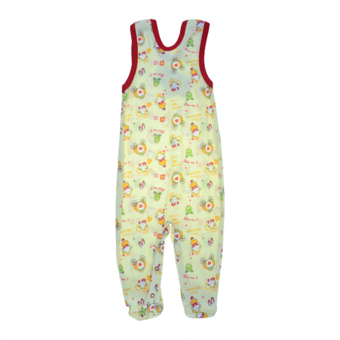 Salopeta fara maneci pentru fete Koala Bobas Fashion 1812F-80, Galben [2]