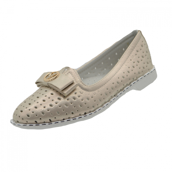 Pantofi pentru fete Bessky YJ9663-2-30, Crem [1]