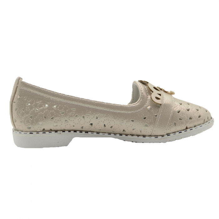 Pantofi pentru fete Bessky YJ9667-2-26, Crem [2]
