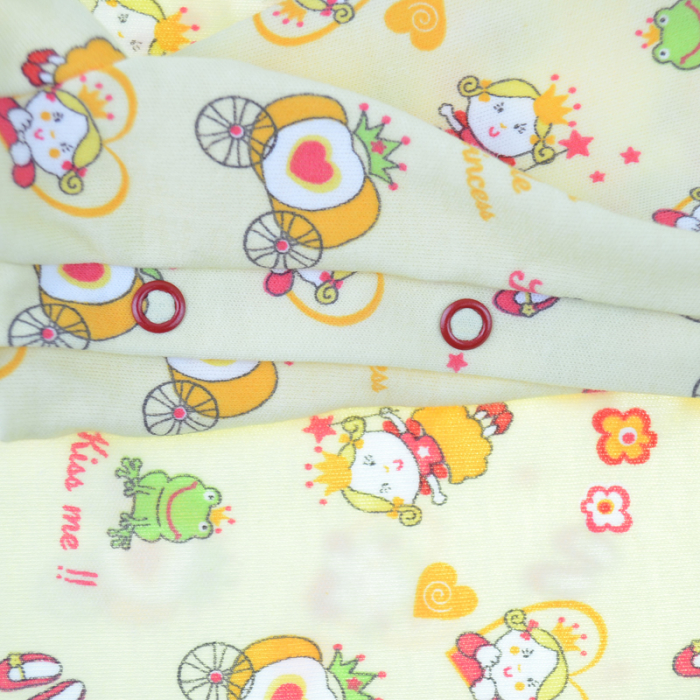 Salopeta fara maneci pentru fete Koala Bobas Fashion 1812F-80, Galben [3]
