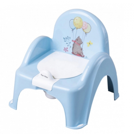 Igiena copiilor - Olita muzicala tip scaunel cu capac Tega Baby FF-0247-108, Albastru