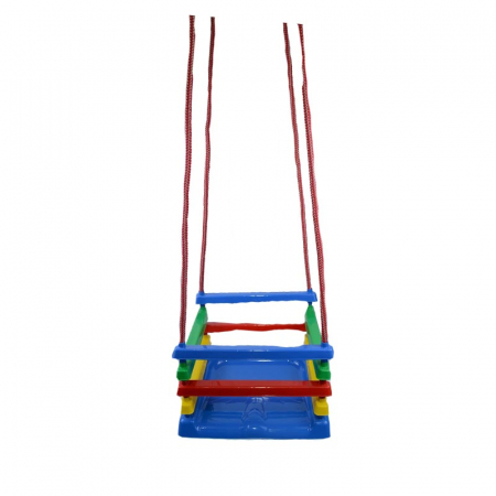 Leagane de exterior - Leagan din plastic cu franghie pentru copii Mini Junior 002591