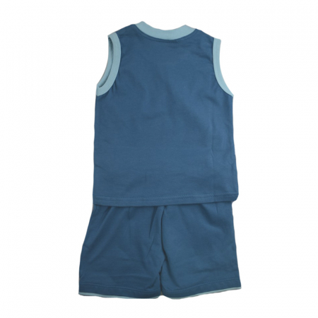 Compleu 2 piese de vara pentru baieti Koala Autko 01-663-74 cm, Bleumarin [1]