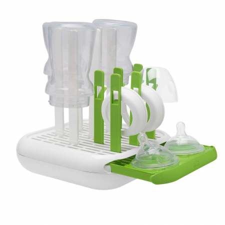 Biberoane si tetine - Suport pentru uscarea biberoanelor si accesoriilor Chicco 060066, Alb