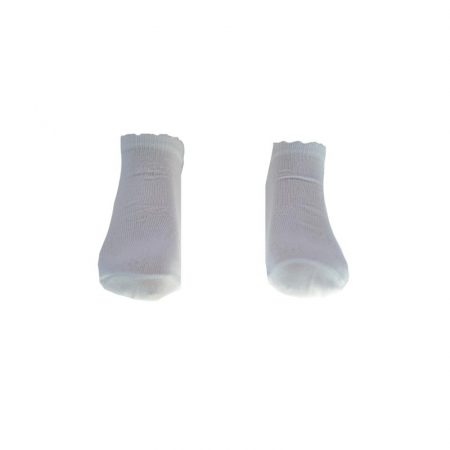 Sosete bebelusi si copii - Sosete pentru fete Milusie 075691-20-23 cm, Alb