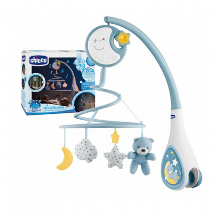 Carusel muzical pentru baieti Chicco 089772, Albastru [1]