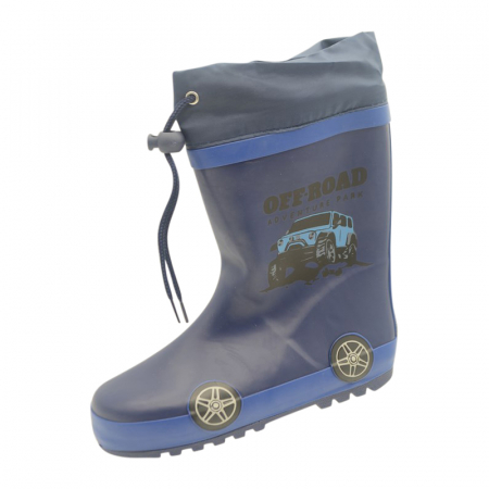 Cizme cauciuc baieti - Cizme din cauciuc pentru baieti Bi&Ki A-B00871-B-31, Bleumarin