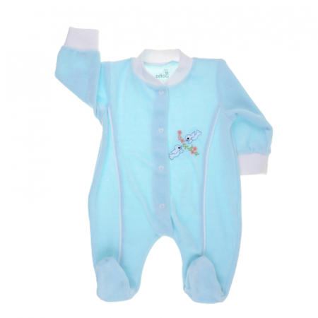 Salopete bebelusi fete - Salopeta cu maneca lunga pentru fete Model 6 M6-36523-54-58, Albastru