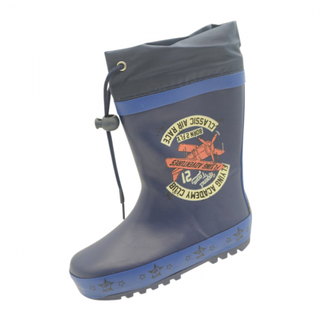 Cizme cauciuc baieti - Cizme din cauciuc pentru baieti Bi&Ki A-B00862-B-25, Bleumarin