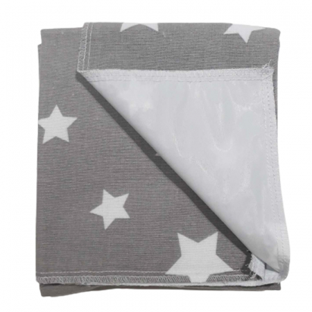 Aleze si chilotei scutec - Aleza impermeabil  50 x 60 cm pentru bebelusi Mini Junior 097335-01, Gri