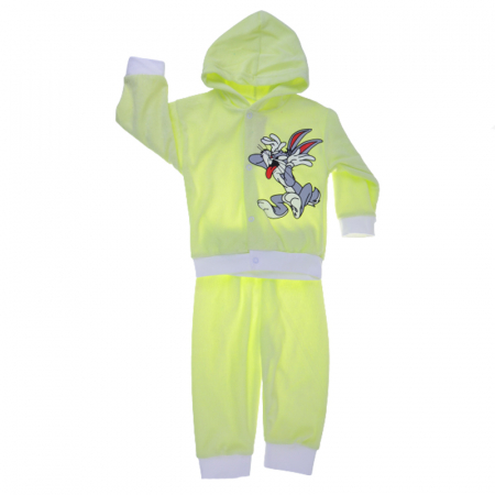 Compleuri baieti maneca lunga - Compleu 2 piese pentru baieti Mini Junior CPBP-5243, Verde