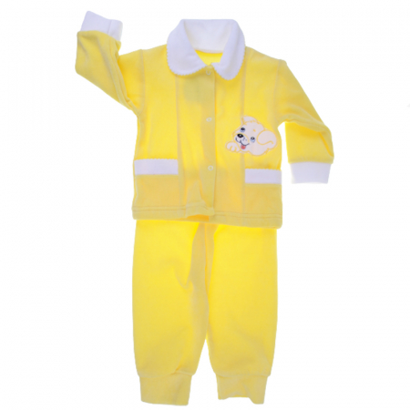 Compleuri  fete maneca lunga - Compleu 2 piese pentru fete model 1 Pifou 603907-12345, Galben