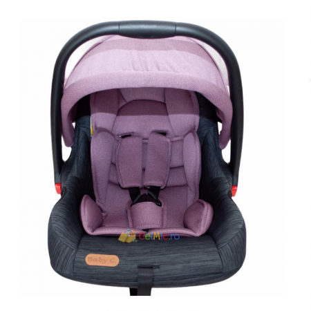 Scoica auto pentru fete 0-13 kg Baby C BS08, Mov [1]