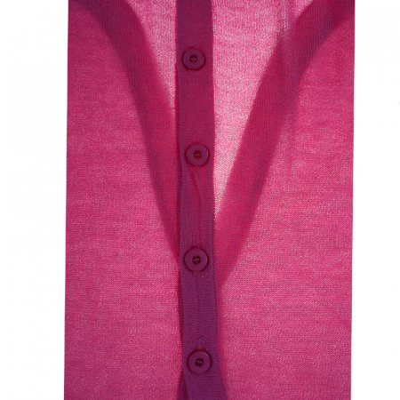 Cardigan cu maneca lunga pentru fete Mini Junior CPFML-A106, Roz [2]