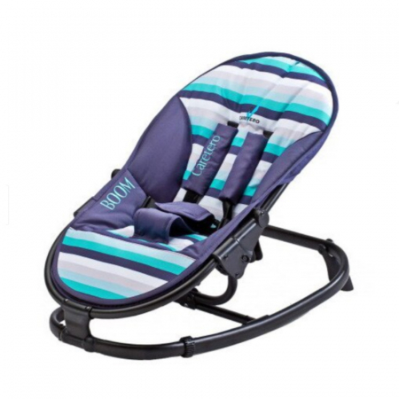 Balansoare si leagane - Scaun balansoar pentru bebelusi Caretero Boom 321411, Bleumarin