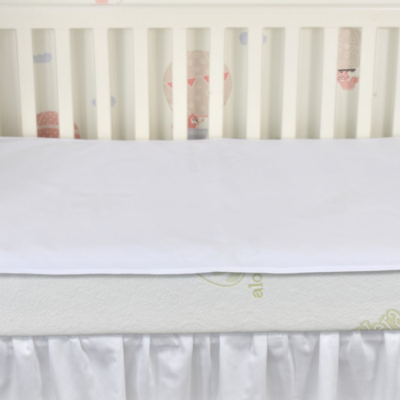 Protectie impermeabila pentru patut Mini Junior VLC-4, Alb [4]