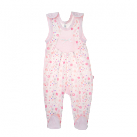 Salopete bebelusi fete - Salopeta fara maneci pentru fete Koala Bobas Fashion 826R-86, Roz