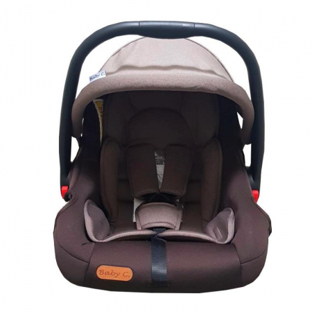 Scoica auto pentru copii 0-13 kg Baby C BS08-E, Maro [1]