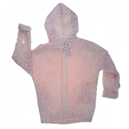 Cardigan cu maneca lunga pentru fete Mini Junior CPFMJ-123321, Roz [1]