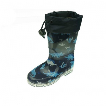 Cizme cauciuc baieti - Cizme din cauciuc pentru baieti Mini Junior FMTT-098-23, Bleumarin