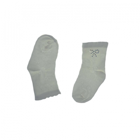 Sosete pentru fete Milusie Princessa 130313-10-13 cm, Crem [1]