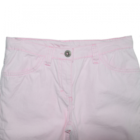 Pantaloni 3/4 din blug pentru fete Wenice WNCAT55053-2-02, Roz [2]