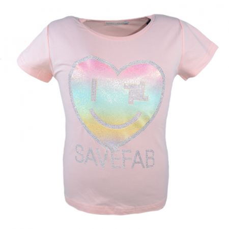 Tricouri fete - Tricou pentru fete Happy House HH-370, Roz