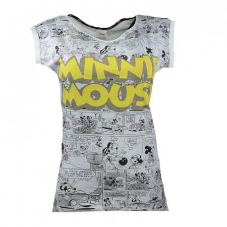 Tricouri fete - Tricou pentru fete E Plus M Minnie Mouse 170704-S, Alb