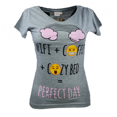 Tricouri fete - Tricou pentru fete E Plus M 187849-S, Gri