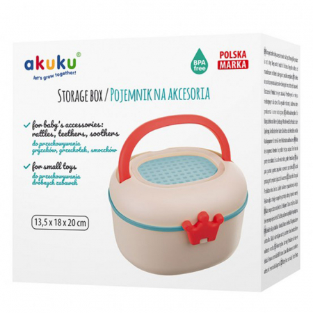 Cutie pentru depozitare jucarii 13 x 18 x 20 cm Akuku A0538, Alb [5]