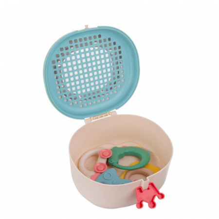 Cutie pentru depozitare jucarii 13 x 18 x 20 cm Akuku A0538, Alb [2]