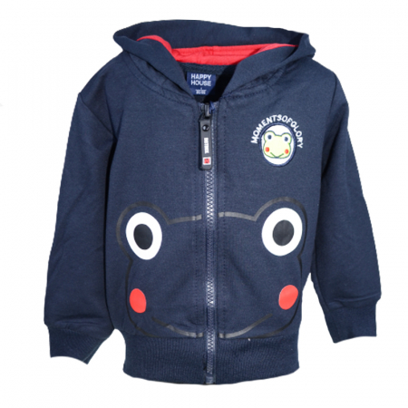 Hanorace - Hanorac cu maneca lunga pentru baieti Happy House HB-8682B, Bleumarin