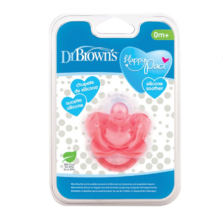 Suzeta anatomica din silicon Dr. Brown's 31742-S, Rosu [2]